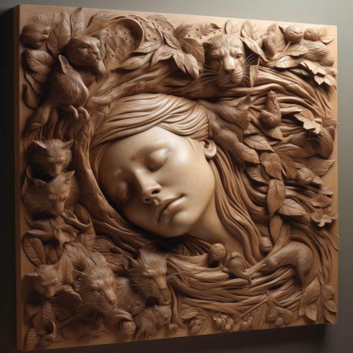 نموذج ثلاثي الأبعاد لآلة CNC 3D Art 